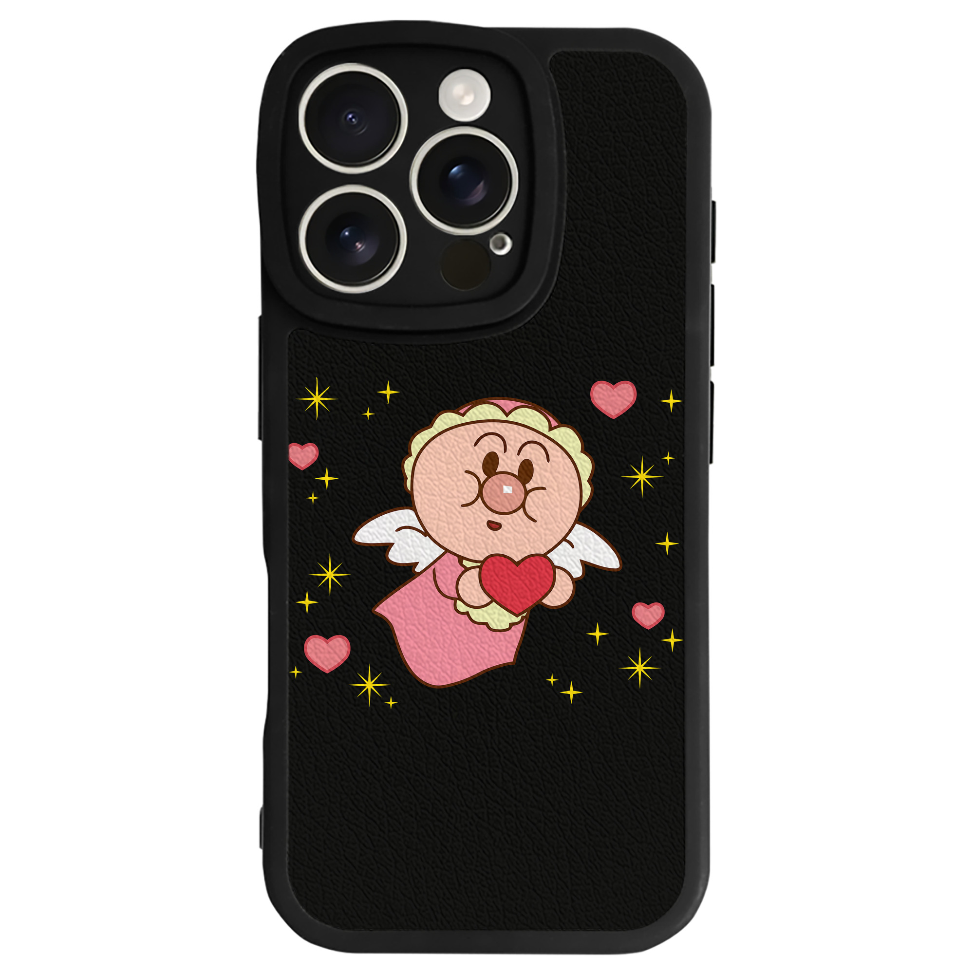 （画像用） アンパンマン Anpanman 【iPhone 16シリーズ対応】シリコンスマホケース（レザー調） 材質：シリコン